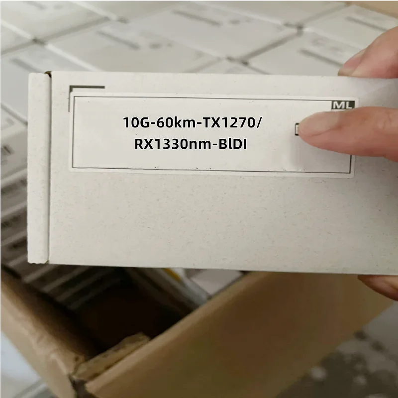 Brand new, factory-sealed 10 Gigabit single-fibre 60 km BIDI single-core 10G-60km-TX1270/RX1330nm-BIDI