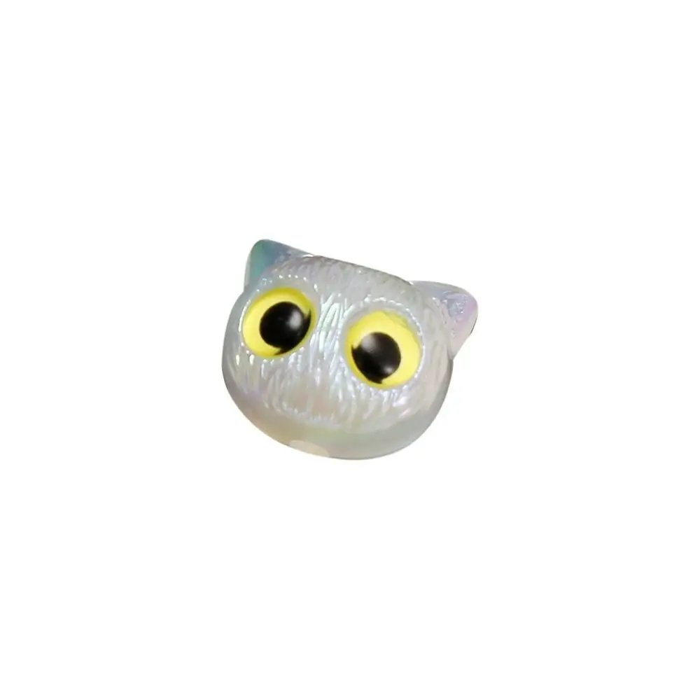 3 pz/borsa acrilico Big Eyed Cat Beads accessori fai da te artigianato fai da te perline distanziatrici allentate Design del fumetto materiale del braccialetto fatto a mano