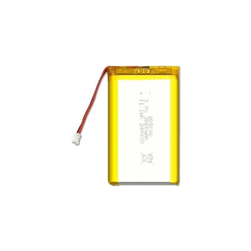 [NEW]  3pcs for 805080 Polymer Lithium Battery 4000mAh 3.7V for Smart Door Lock Purifier Solar Light Manufacturer Wholesale