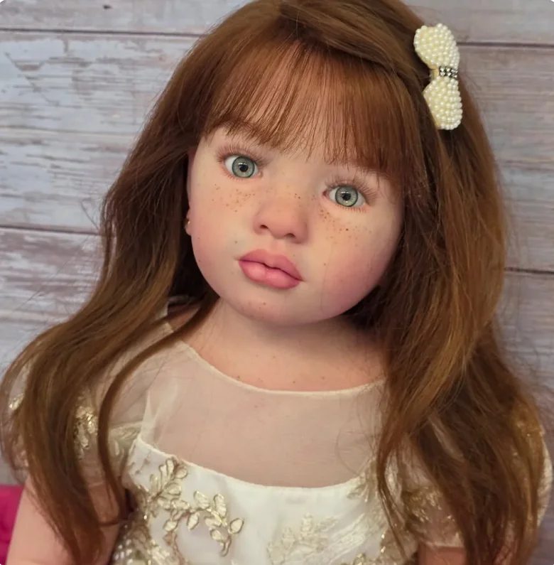 

42inch Customized Reborn Baby Reborn Baby Aloenka With Hand-rooted Hair Artist Genesis Painted