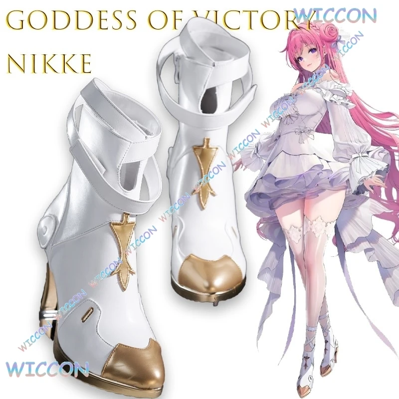 

Mag/Goddess Of Victory NIKKE Дороти, обувь для косплея, ботинки в стиле аниме на высоком каблуке, игровой персонаж, сексуальный костюм Лолиты на Хэллоуин и Рождество