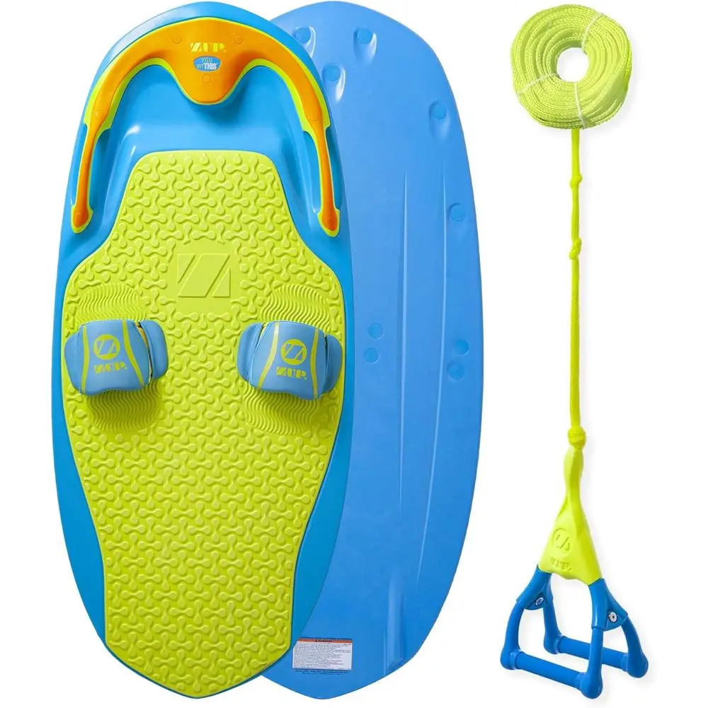 

All-in-One 260cm Kneeboard with EVA Foam Padding for Wakeboarding, Wakeskating, and Wakesurfing for All Ages