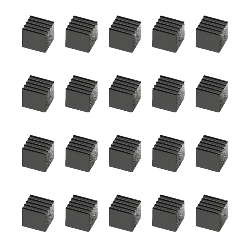 حوض حرارة جرافيت، مشعاع 7 × 7 × 6 مم، يتم تطبيقه على زعانف التبريد السلبي لمحرك السائر، MOSFET، وحدة معالجة الرسومات VRM، Vram، ورقائق IC وما إلى ذلك.