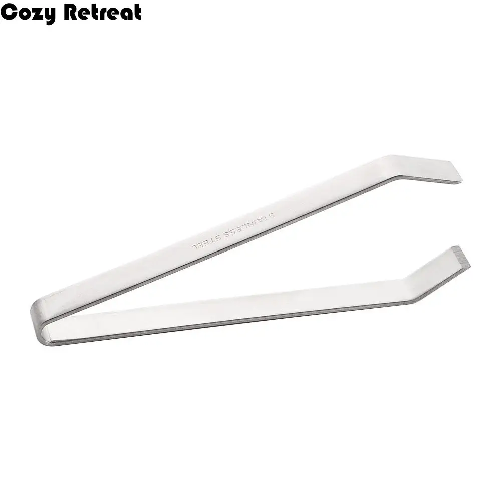 ملاقط عظم السمك، أداة إزالة كماشة ملاقط مسطحة ومائلة من الفولاذ المقاوم للصدأ (4.6 بوصة) أدوات أدوات المطبخ #6