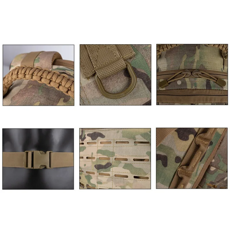 YAKEDA Hunting Backpack Multi-functional MOLLE Second Generation Dragon Egg Bag Waterproof Wear-resistant Shoulder Sports Bag