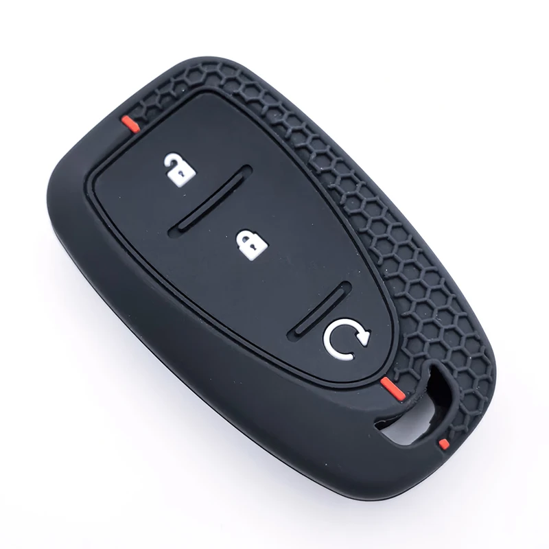 Para Chevrolet Malibu Blazer Traverse buscador Onix Equino Volt Bolt Trax Orlando Cruze Spark Sonic Camaro funda de silicona para llave de coche