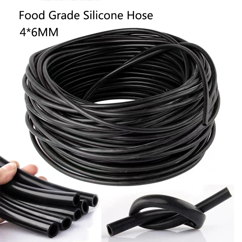 1m/3m/5m/10m/20m Aquarium Oxygen Pump Hose Food Grade Soft Silicone Pipe for Air Bubble Stone Fish Tank Tubes Pond Pump Hose