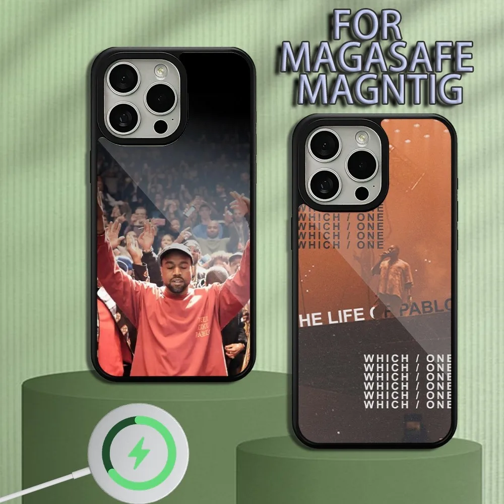 The Life of Pablo Kanye West  Phone Case For iPhone 11 12 13 14 15 Plus Pro Max Charging  Magsafe Magnetic Wireless Cover