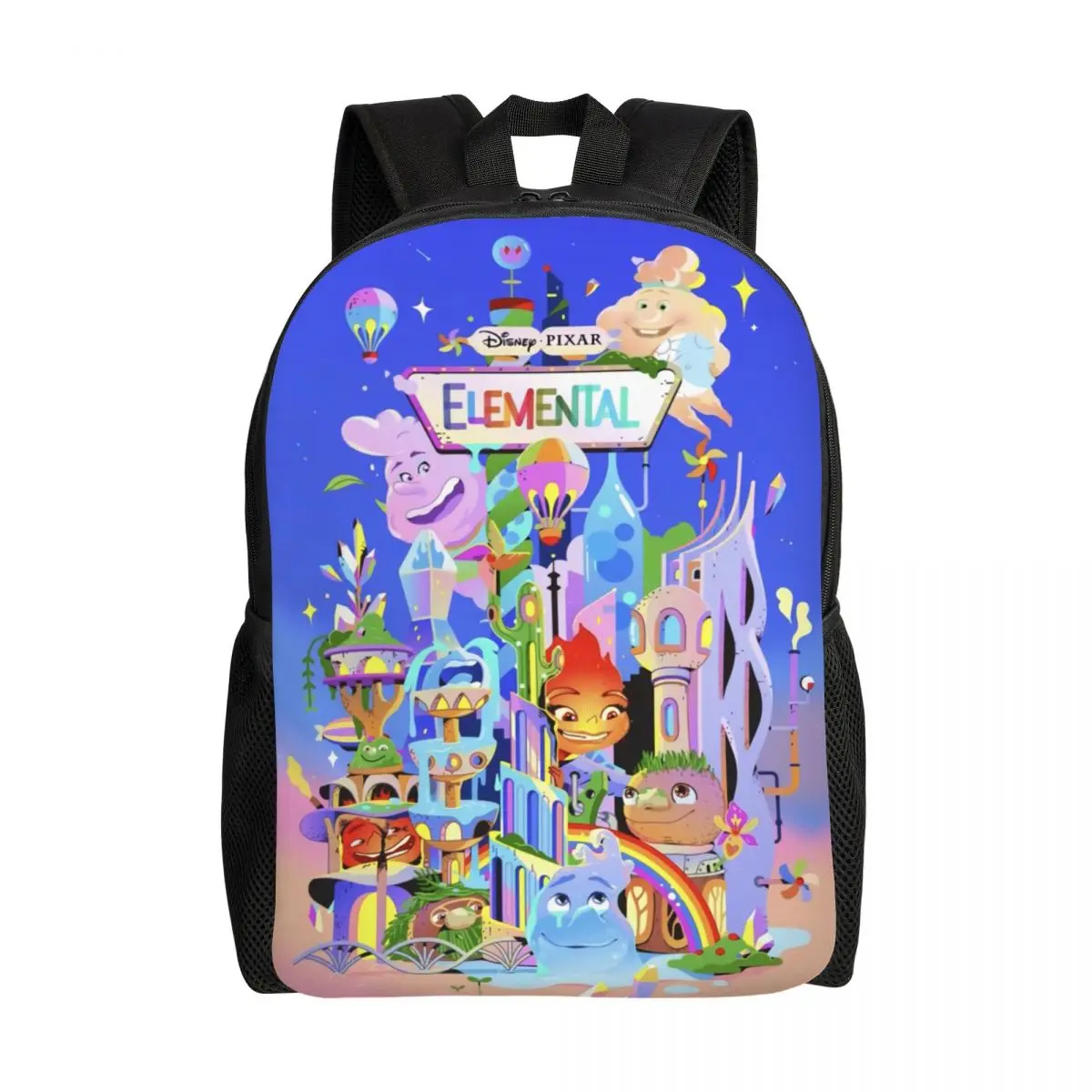 

Custom Elemental Film Backpacks for Boys Girls Cinder Lumen School College Travel Bags Women Men Bookbag Fits 15 Inch Laptop