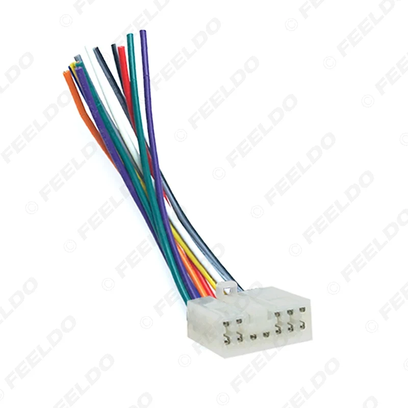 Car Audio Radio 12pin Male Plug Connector Wire Harness Adapter For Suzuki Wagon R Audio CD Player Wiring