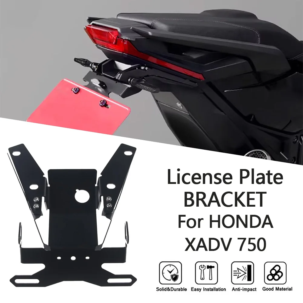 MTKRACING LICENCE PLATE BRACKET For HONDA XADV 750 2021-2024 Motorcycle Parts Tail Neat Fender Registration Bracket