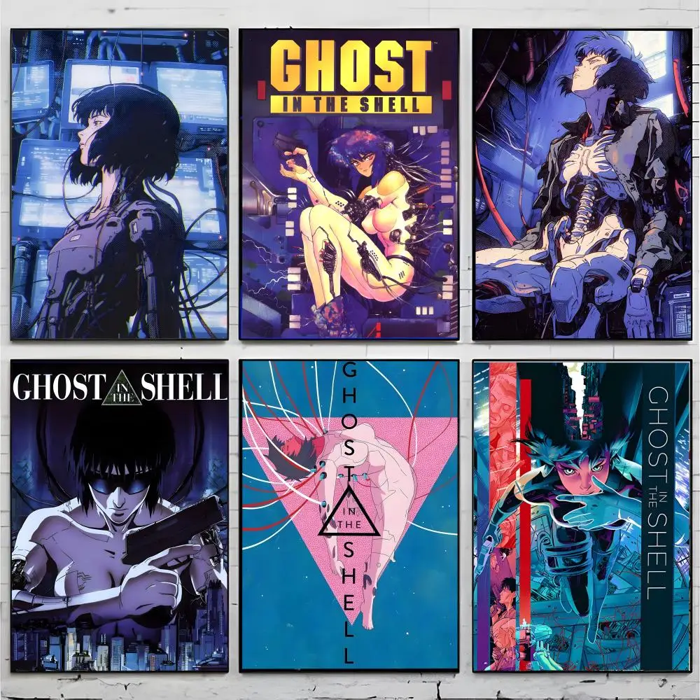 Cyberpunk Anime G-Ghost in the Shell Poster Premium Decor Art & Gift for Household Lounge Home Ornaments