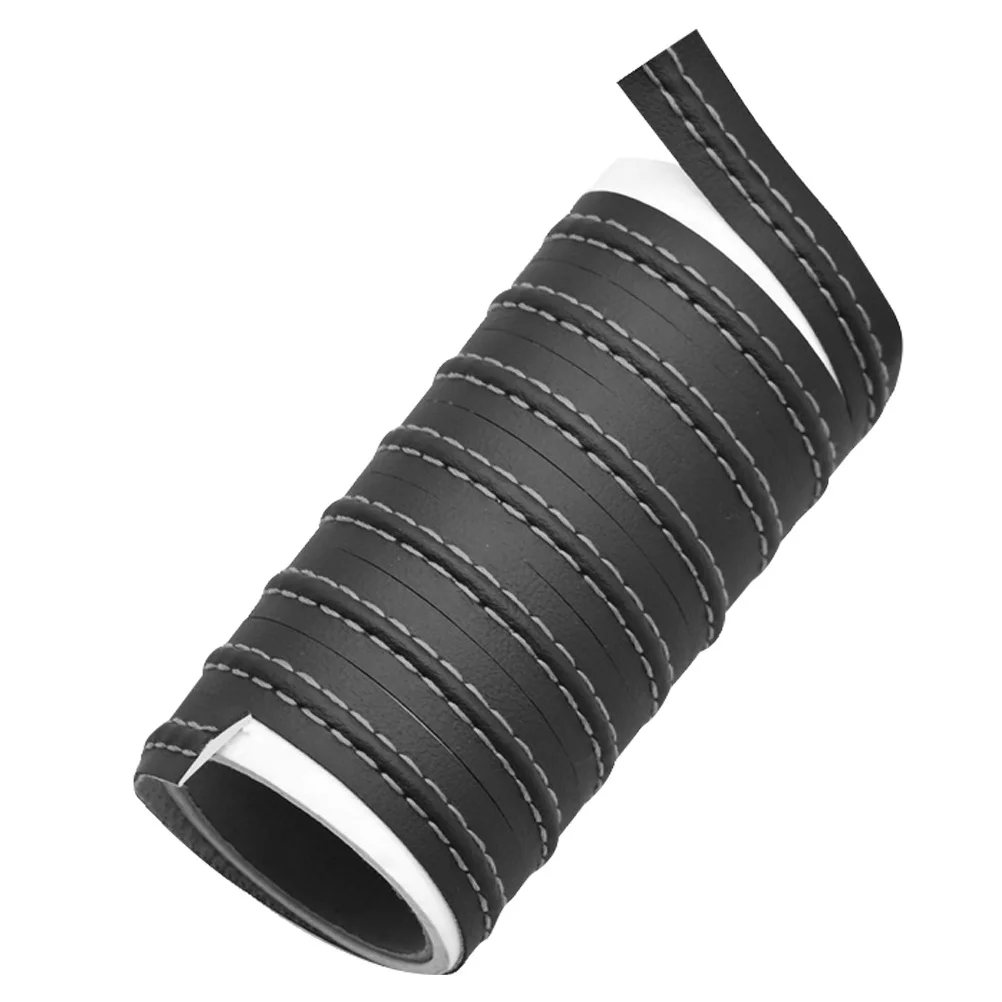 

2Pcs Car Door Gaps Trim Strip Premium PU Flexible Molding for Dashboard Door Edges Universal Fit Easy DIY Installation