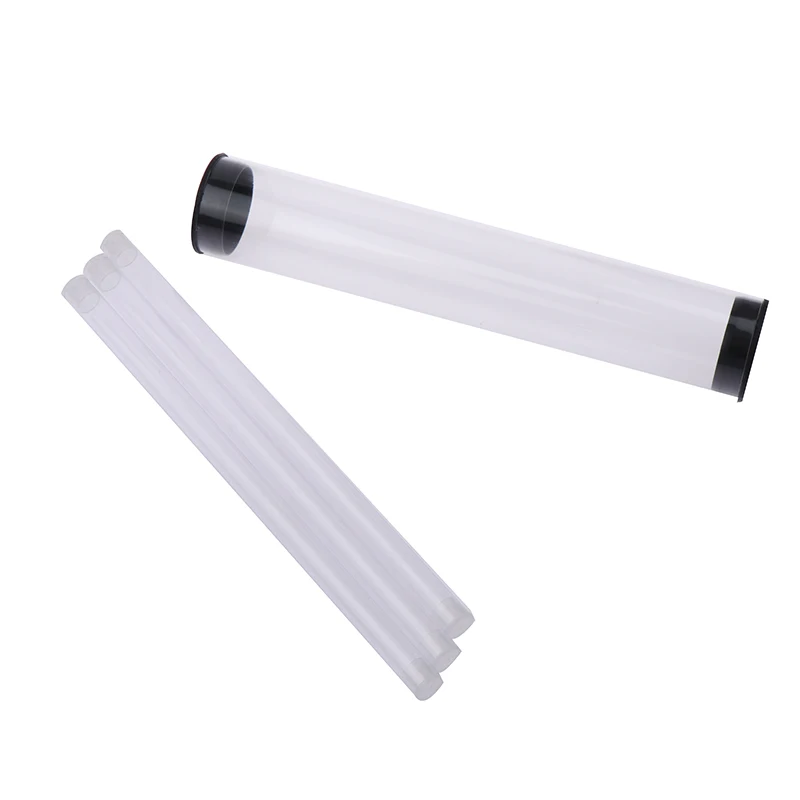Acrylic Clear Storage Tube Rotating Pen Holders Plastic Pen Case Gift Pen Packaging Box Lightweight Cylindrical Tube Containers
