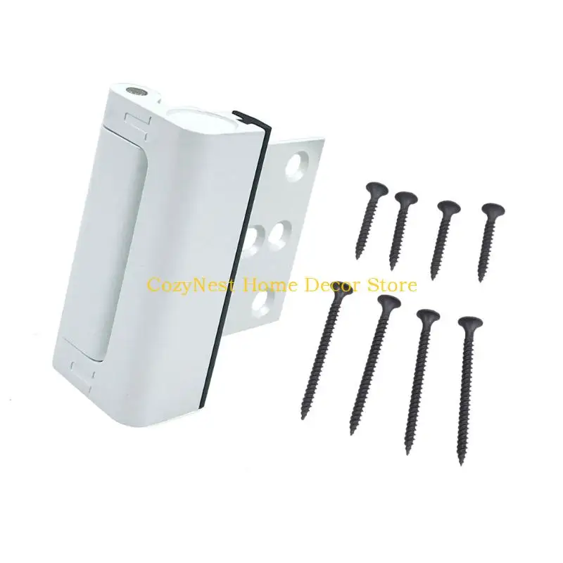 92MF Aluminum Alloy Door Reinforcement Lock Home Security Door Lock Safety Door Reverse Bolt Indoor Security Door Latches