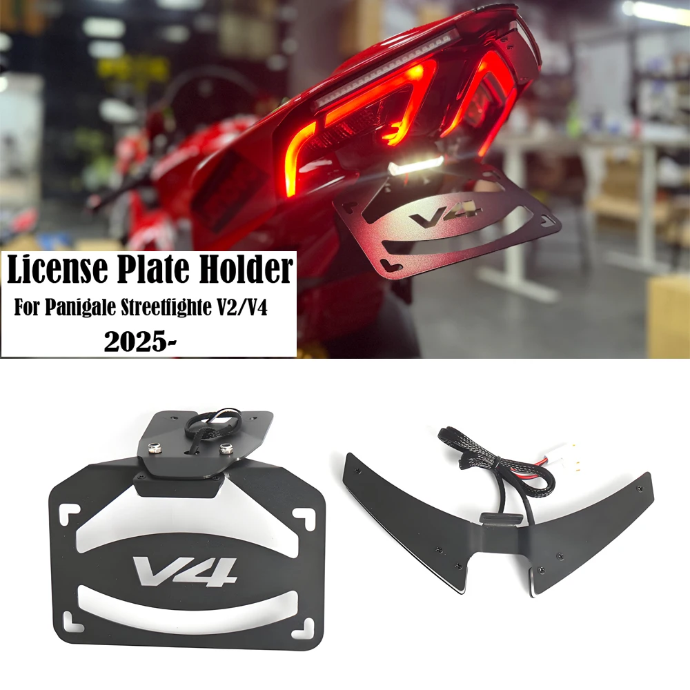 

2025 FOR Ducati Panigale V4 Tail Tidy / Fender Eliminator with LED Turn signals Fender Eliminator Kit