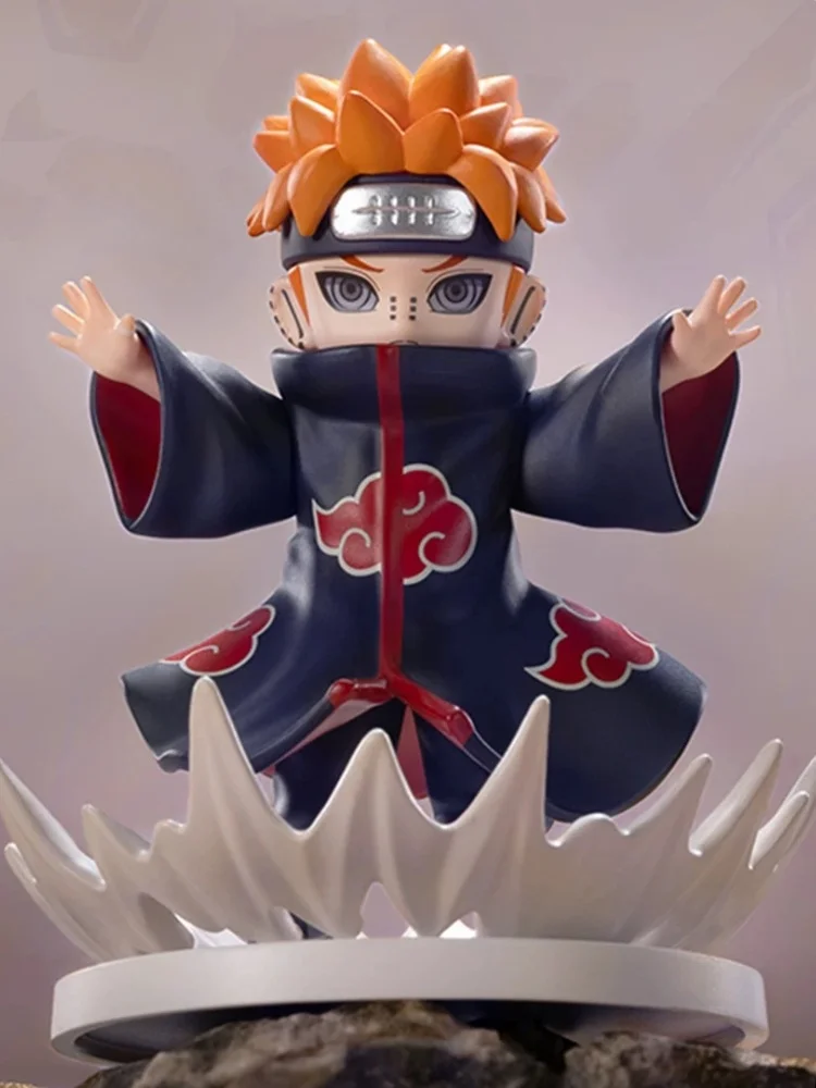 POP MART GONG Naruto Shippuden Akatsuki Arc Series Blind Box Trendy Toys Mystery Box Figurka Niespodzianka Urodzinowy Prezent — 2
