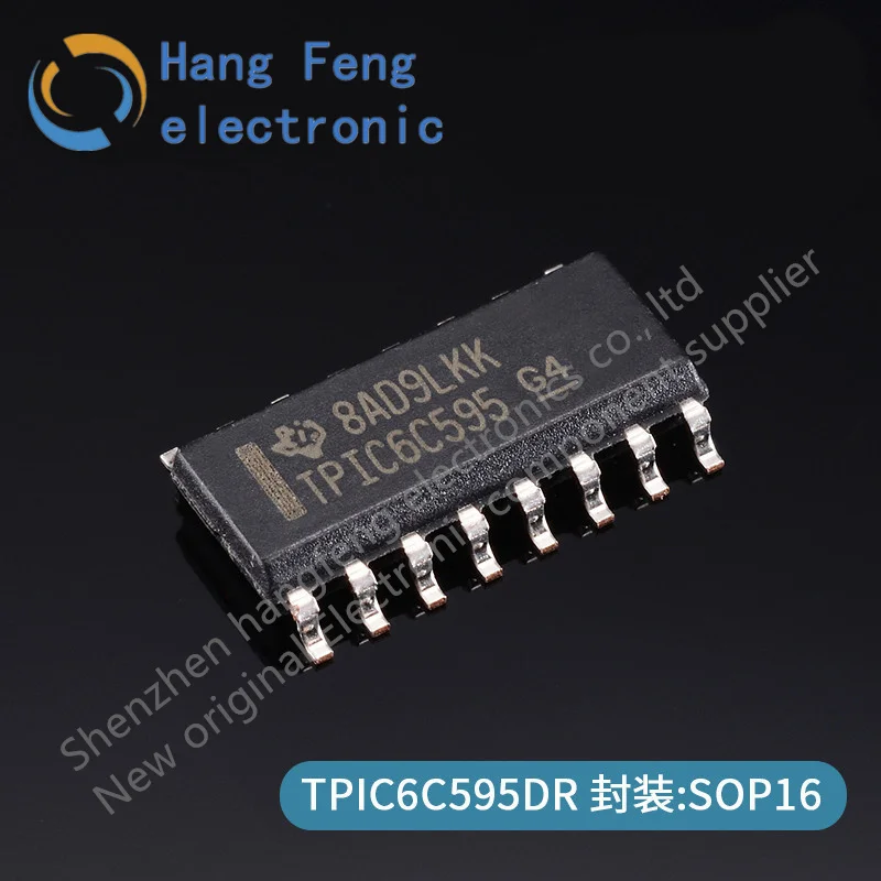 10PCS TPIC6C595DR TPIC6C595D mark TPIC6C595 Shift Register SOP16 Brand New Original