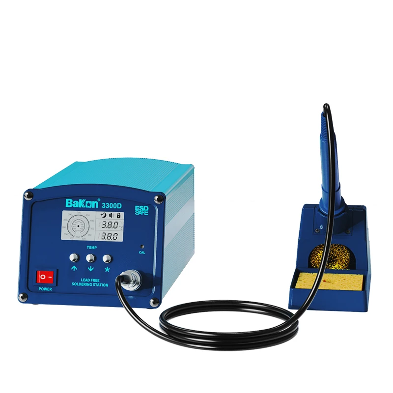 Bakon White Light BK3300D High-frequency Soldering Station 280W High-power Industrial Grade Electronic PCB Soldering Iron