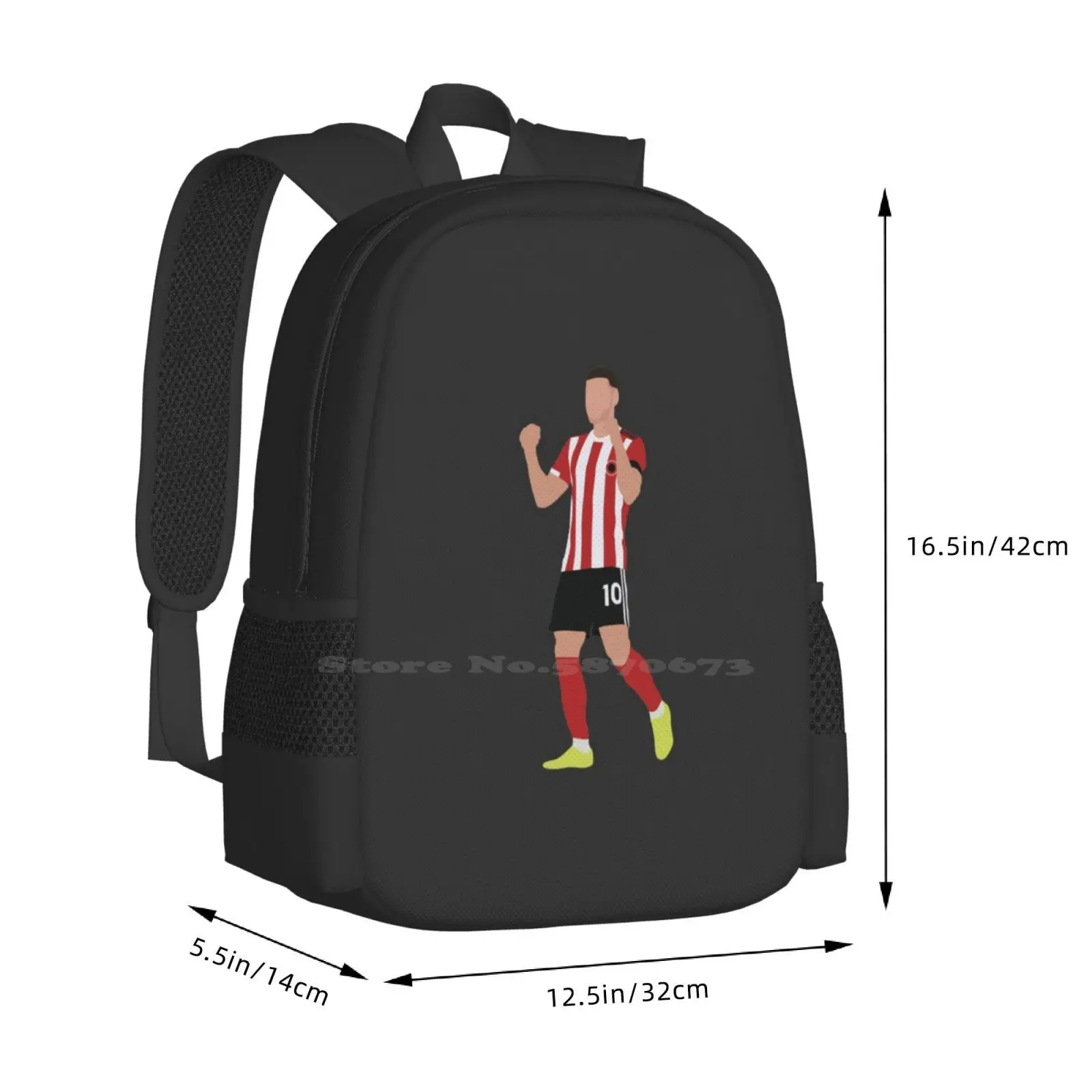 Billy Sharp. Sheffield United, Fútbol Mochilas para adolescentes escolares, bolsas de viaje para niñas, Billy Sharp Art Sharp