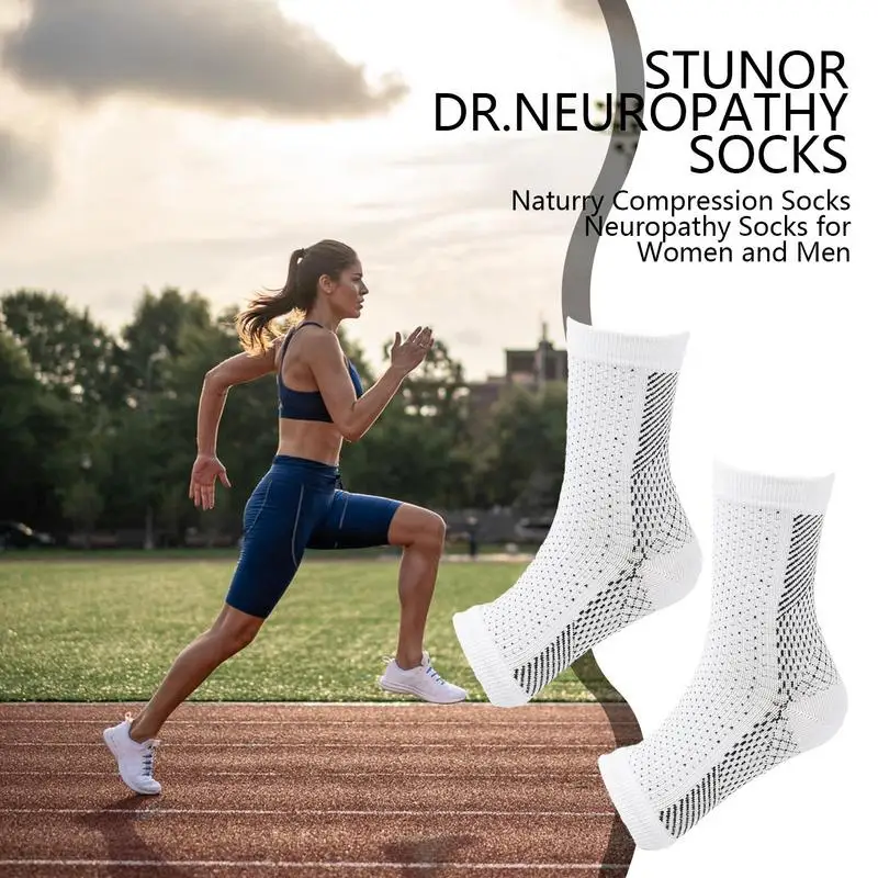 Calcetines tobilleros para hombre y mujer, calcetín de compresión para aliviar el dolor, fascitis Plantar