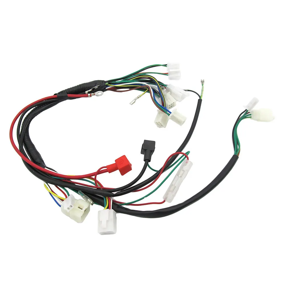 Kit de arnés de cableado CDI para bicicleta, bobina de estator eléctrico completo para 4 tiempos ATV, 50cc, 110cc, 125cc, Quad Bike, Buggy, Go Kart, Pit Dirt Bikes