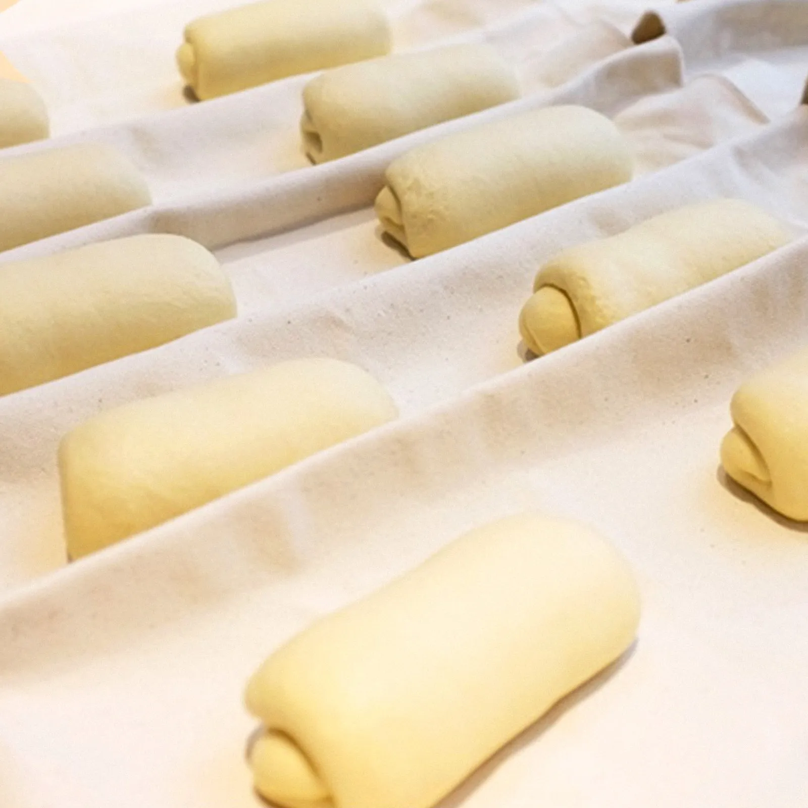Natural Unbleached Cotton Couche Proofing Cloth for Bread Dough Fermentation Multiple Loaves Baking Mat Pastry Kitchen Tool
