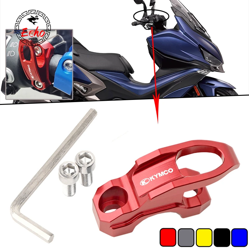 For KYMCO AK550 ST Xciting S400i DT X 360 125 350Motorcycle Brake Master Cylinder Bracket Bag Luggage Clamp Holder Helmet Hanger