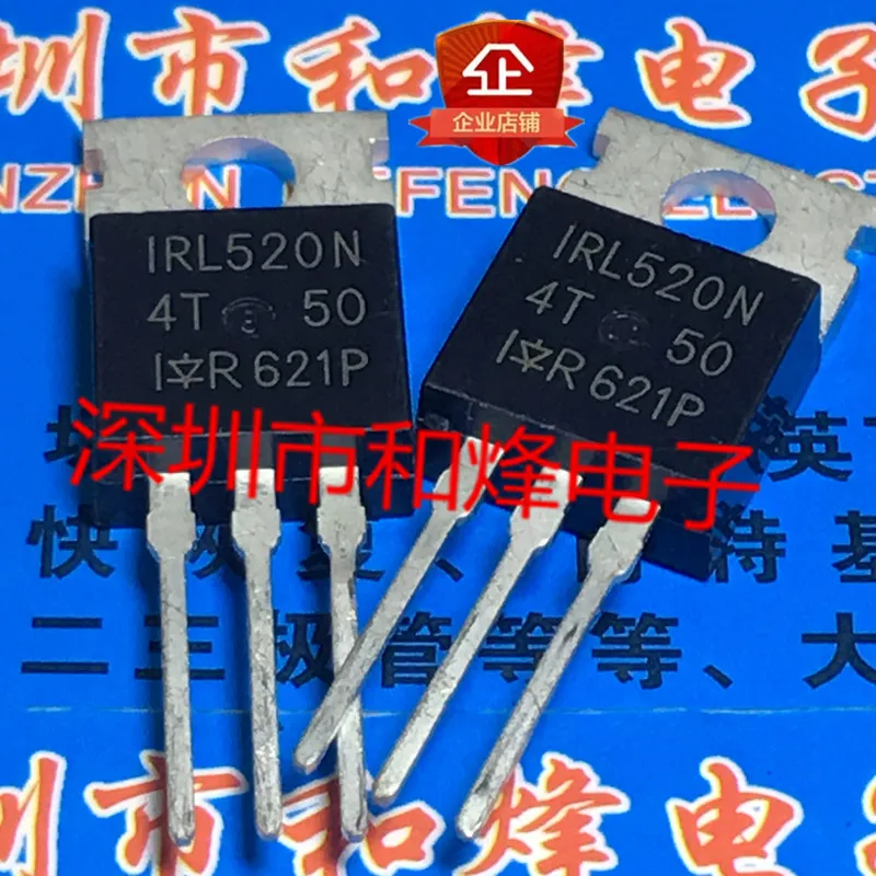 5PCS-10PCS IRL520N  TO-220 100V 10A    ORIGINAL ON STOCK