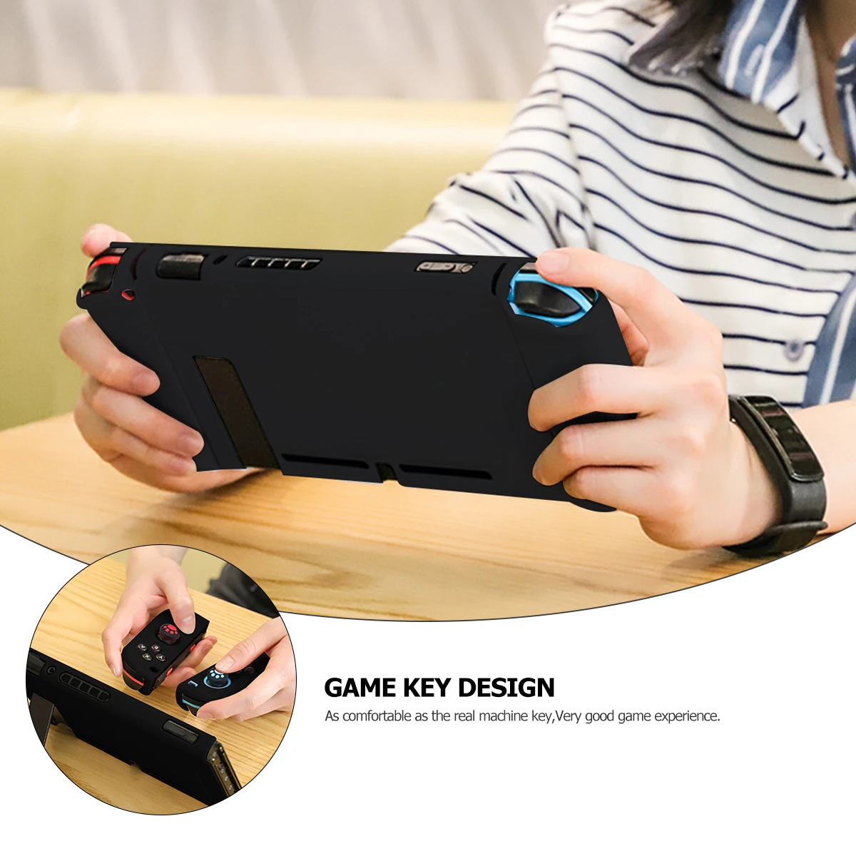 Durable Tpu Shockproof Wear Resistant Protective Case For Switch Game Console Compact Portable Compatible With Nintendo Switch