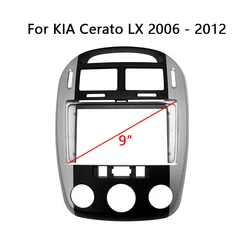 9 Cal 2 Din Android zestaw ramka radia samochodowego jednostka główna dla KIA Cerato LX 2006-2012 Auto Stereo Panel do montażu na desce rozdzielczej ramka wykończenia