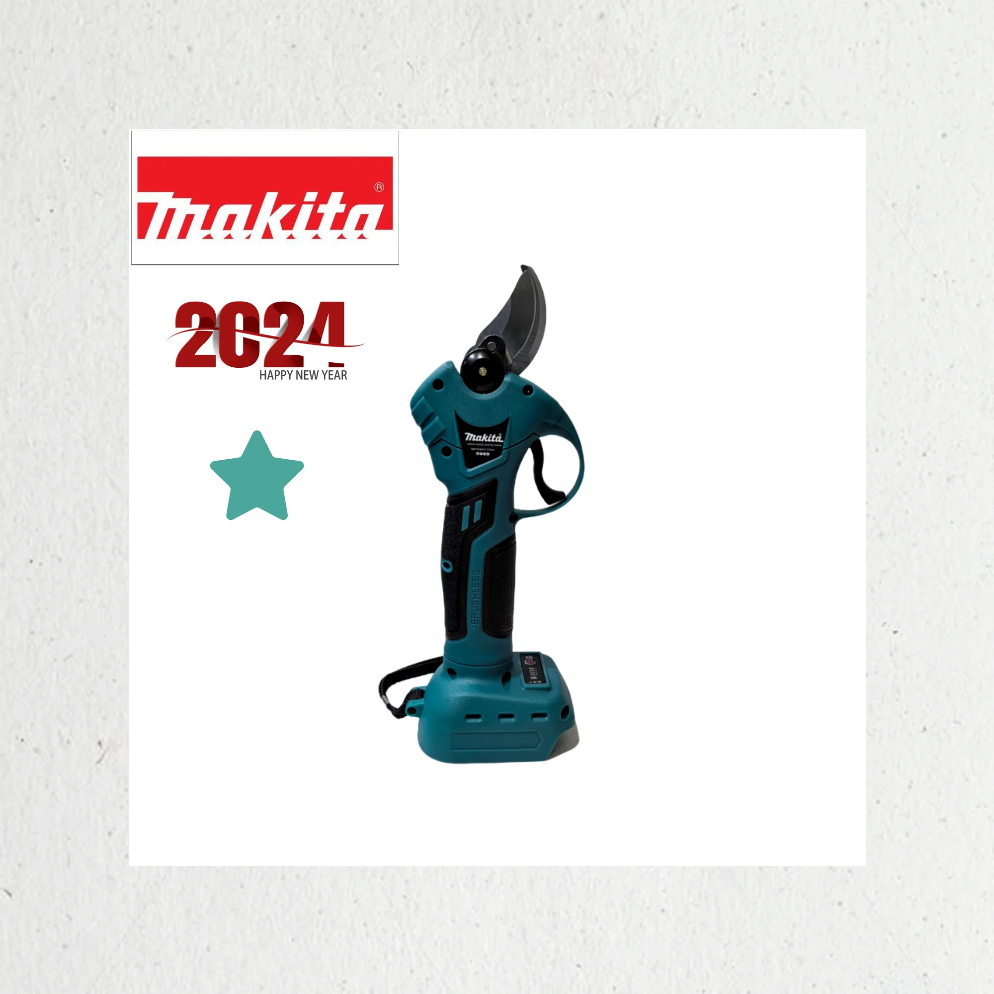 Makita-Tesoura De Poda Elétrica Sem Fio, Pruner De Jardim, Ferramentas Elétricas A Bateria, 18V