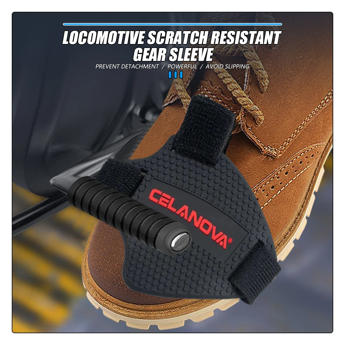 

4/2pcs Universal Motorcycle Shift Anti Slip Pad Rubber Boot Protective Cover Pad Shoe Cover Motorcycle Shoe Protection Adjustabl