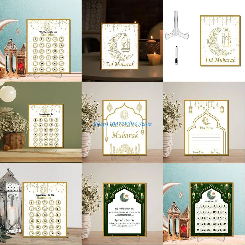 

Y2GD Acrylic Dry Erases Board Desktop Whiteboard Calendar Board Desktop Writing Pad