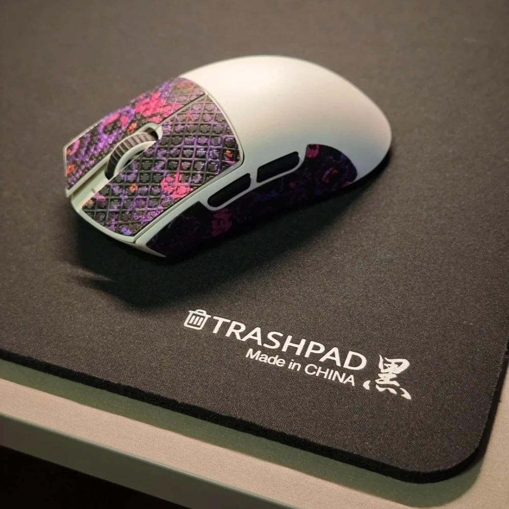 

Черный игровой коврик для мыши TRASHPAD, 6 мм, резиновый противоскользящий коврик для спины, обновленный Abruptly, контроль смешанного плетения, килимок для игрового стола FPS для киберспорта