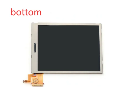 شاشة LCD علوية وسفلية سفلية بديلة لشاشة نينتندو 3DS LCD مع محول رقمي لشاشة تعمل باللمس ولوحة لمس زجاجية