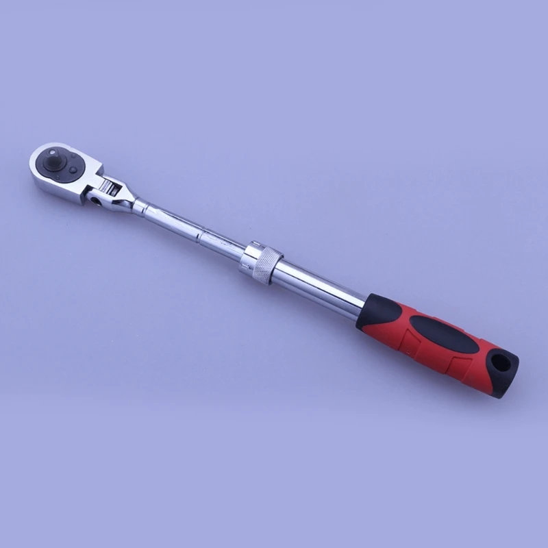 72-Tooth Extendable Flex-Head Ratchet Wrench 1/4 3/8 & 1/2-Inch Drives Carbon Steel Auto Mechanics/Confined Spaces Drop Shipping