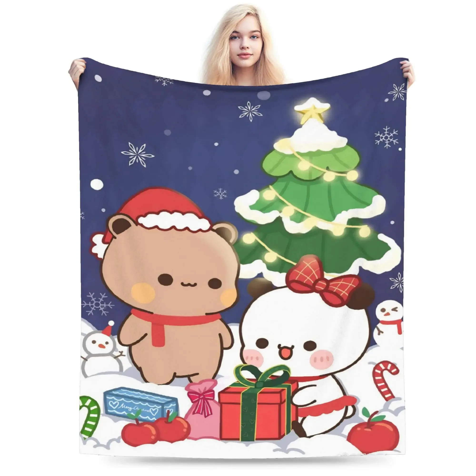 Rilakkuma Plush Blanket Children Flannel Throw Blanket For Couch Bed Soft Design Quality Bedspread Birthday Present