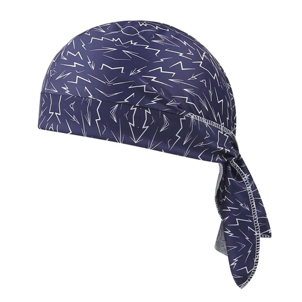 Lightweight Paisley Print Hijab Caps Quick Dry Breathable Bandana Headscarf Elastic Comfortable Bandana Hat Unisex