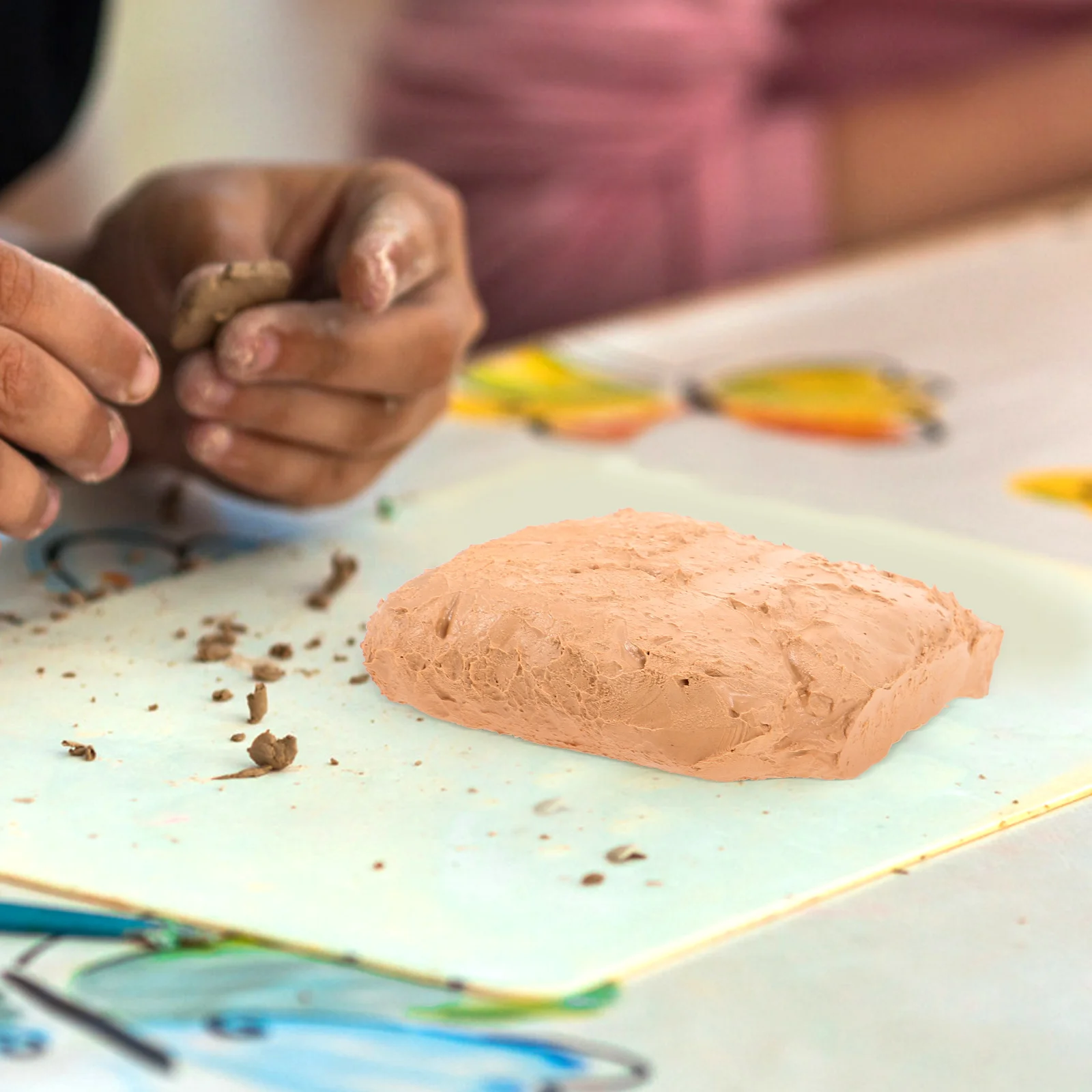 

6pcs Air Dry Modeling For Sculpting Multi-Function Pottery Set Diy Crafts Kids Handmade Clay Teenager Educational Plaything Clay