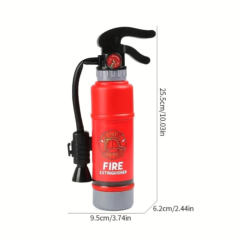Simulated Fire Extinguisher Water Gun Toy – Pull-Pump Sprayable Firefighter Toy with Realistic Design, Fun Summer Water Shooter