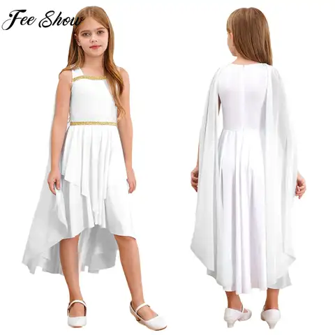 Fantasia de Carnaval de Halloween para Meninas, Deusa Grega Romana Atena, Princesa Rainha, Toga de Beleza Grega, Vestido de Coro e Culto