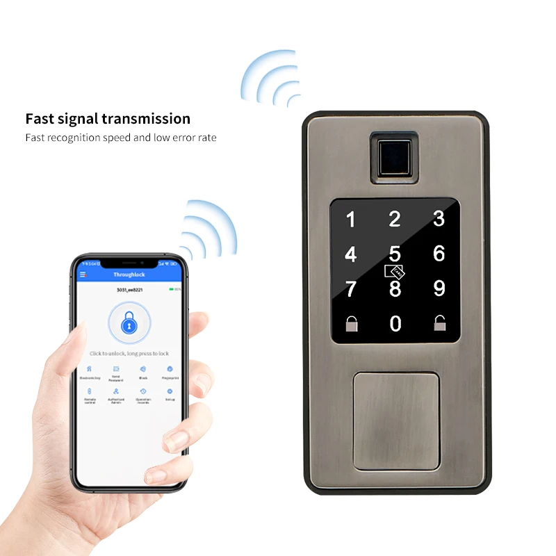 

Smart Deadbolt Lock Smart Life Tuya TTlock Remote Control Wifi Keyless Door Lock