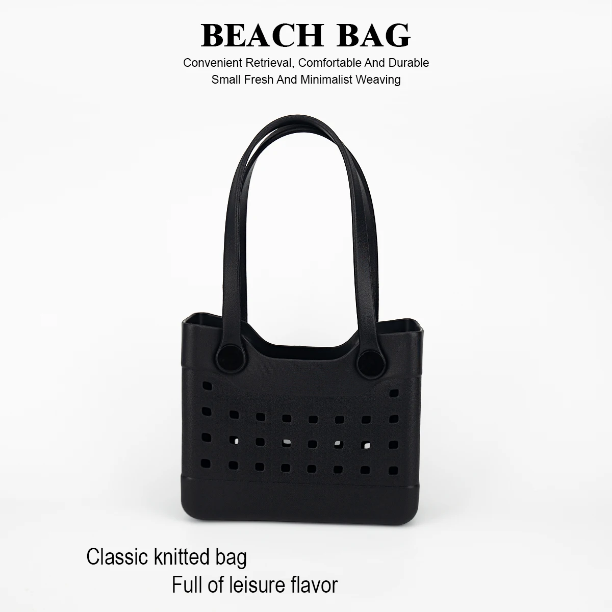 

1 Piece of Eva Perforated Bag, Meeting the Daily Storage Needs, Can Carry Items Such as Mobile Phones, Tablets, Books, Etc., in a Simple, Casual, High-End Style, Suitable for All Seasons, Trendy, Perfect for Travel, Vacations, Beach Activities, Sports, an