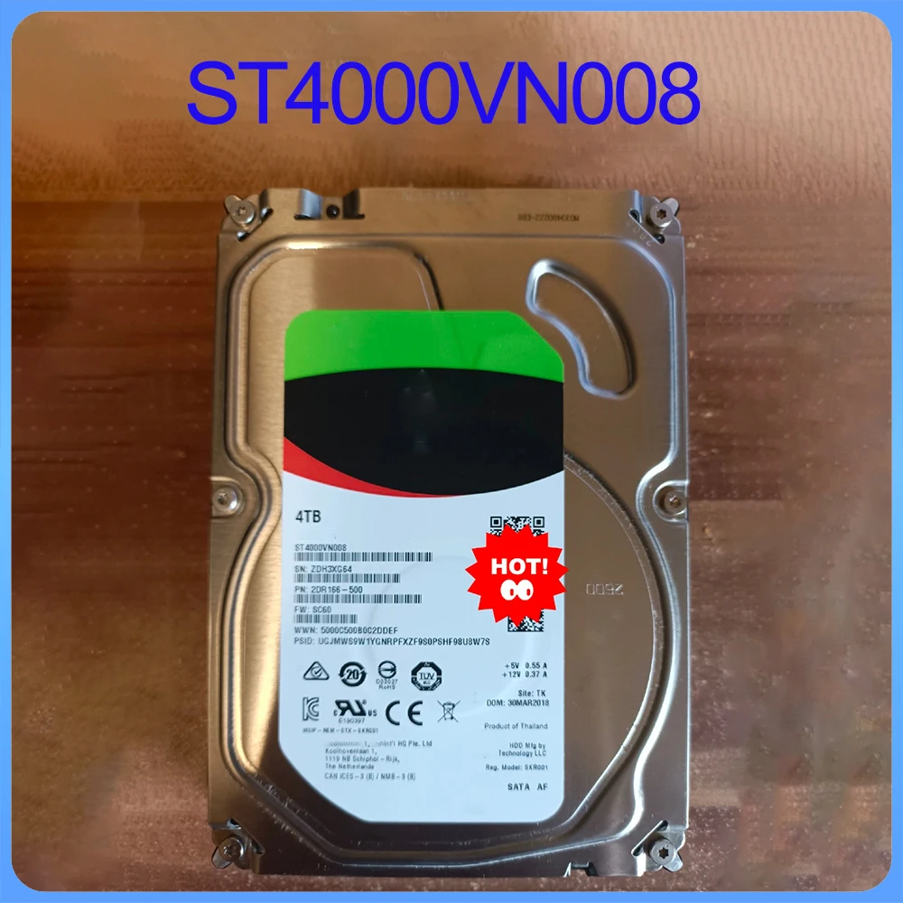 For Seagate 3.5 inch 4T NAS Storage Server Enterprise Array Hard Disk ST4000VN008