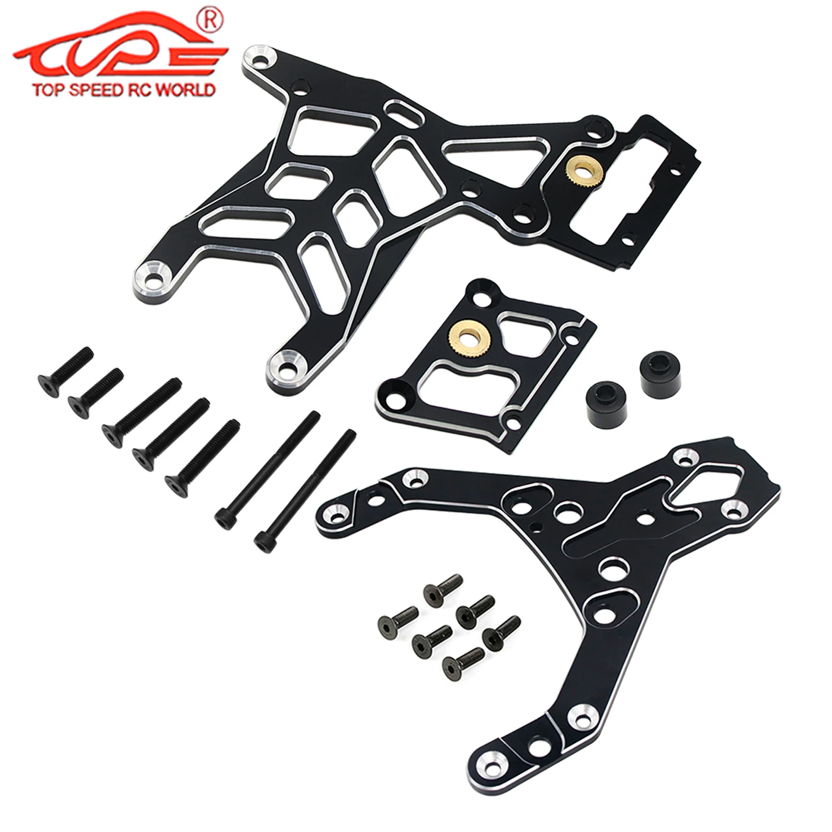 1/5 RC카 HPI ROFUN BAHA ROVAN KM BAJA 5B 5T 5SC 부품용 두꺼운 CNC 금속 앞/뒤 상단 플레이트 브레이크 브레이스 업그레이드