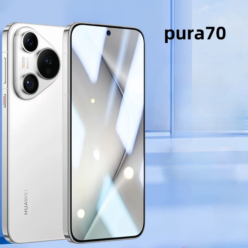 

Закаленное стекло 9H для Huawei Pura 70, Защитная пленка для экрана Pura70 с черными краями и полным покрытием, прозрачная стеклянная пленка