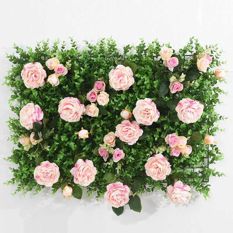 

Customized Artificial Rose Wall for Outdoor Lawn, Decorative Flower for Wedding, Photo Studio, Party and Hotel Decor