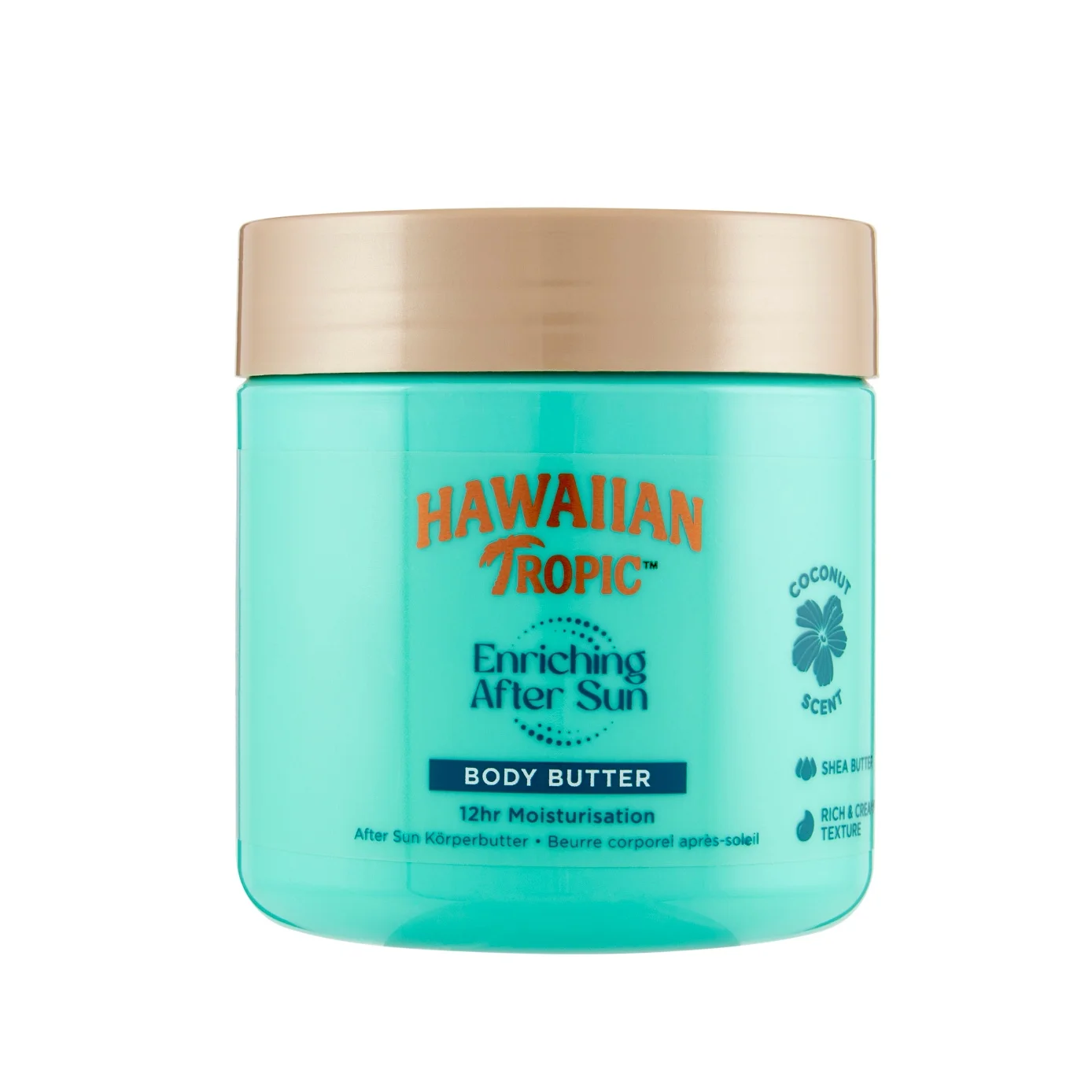 Hawaiian Tropic - Crema Corporal para Después del Sol, Coco Exótico (250ml)