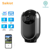 Saikiot Eseecloud 3MP Wireless WIFI Camera Baby Monitor Camera Human Detection Privacy Protection Indoor CCTV Security Camera